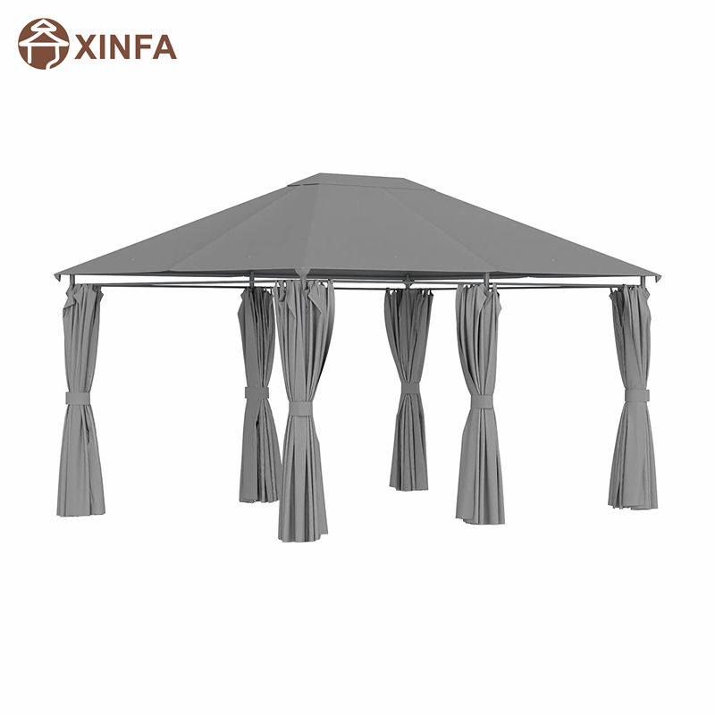 10 \\\\ \'x 13 \\\\\' patio esterno Scheda a baldacchino con 6 laterali rimovibili, grigio