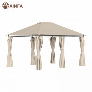 10 \\\\ \'x 13 \\\\\' patio esterno Shelter gazebo con 6 laterali rimovibili, kaki