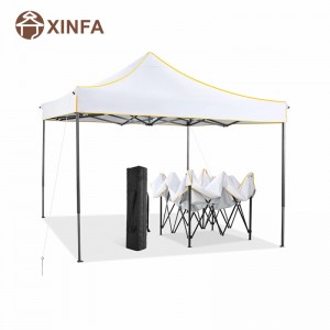 10x 10 pop -up Tenda a baldacchino pop -up istante istantanea tenda impermeabile per feste per feste in campeggio bianco