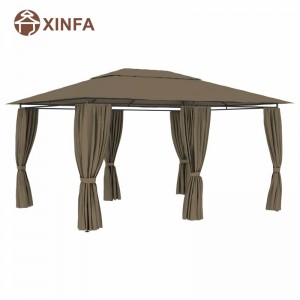 Staffa in alluminio cortile pop -up pergole e gazebo all\'aperto con tende, caffè